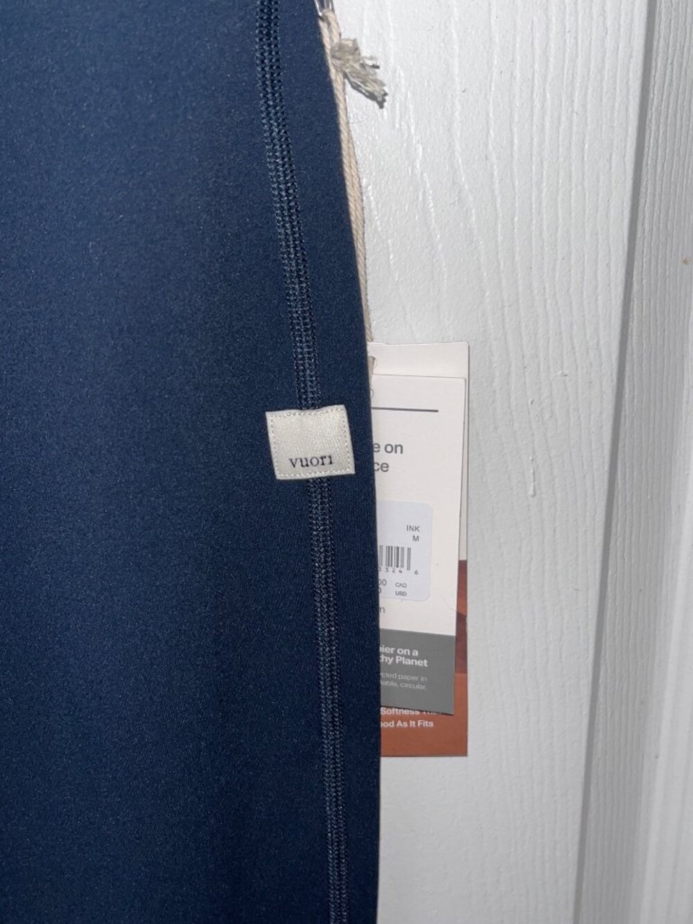 NWT Vuori Womens Daily Legging Ink Blue Size M High-Rise 7/8" - Picture 9 of 16